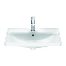Duravit D-Neo Einbauwaschtisch 440x600x170mm, Weiß Hochglanz, mit HLB/Überlauf, 1 H... DURAVIT-0357600027 4063382157249 (Abb. 1)