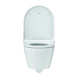 Duravit D-Neo WC-Sitz D-shaped Weiß Hochglanz, 376x43x441mm, ohne Absenkautomatik, ... DURAVIT-0021610000 4063382017178 (Abb. 1)