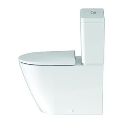 Duravit D-Neo Stand WC für Kombination 650x370x415mm, Weiß Hochglanz, 4/2l, Tiefspü... DURAVIT-2002090000 4063382016065 (Abb. 1)