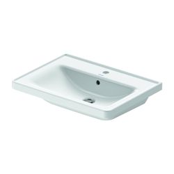 Duravit D-Neo Waschtisch 480x650x160mm, Weiß Hochglanz, Rechteckig, 1 Waschplatz/HL... DURAVIT-2367650000 4063382015624 (Abb. 1)