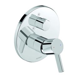 Duravit D-Neo Einhebel-Brausemischer Unterputz, 2 Verbraucher, Chrom, Handbrause,... DURAVIT-DE4210012010 4063382162953 (Abb. 1)