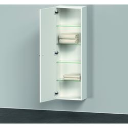Duravit D-Neo Halbhochschrank Dekor 240x400x1320mm Rechts, Mattweiß, 1 Tür L, 4 Gl... DURAVIT-DE011801818 4063382163486 (Abb. 1)