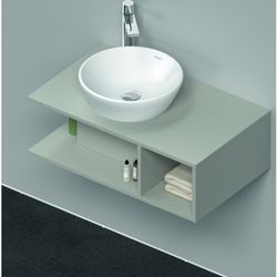 Duravit D-Neo Konsolenwaschtischunterbau wandh. 480x800x260mm, Compact, Betongrau ... DURAVIT-DE491800707 4063382110077 (Abb. 1)