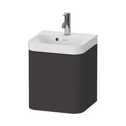 Duravit Happy D.2 Waschtisch-Set C-shaped wh Dekor, 360x400x480mm, Weiß, Griff... DURAVIT-HP4340N84840000 4067116029154 (Abb. 1)
