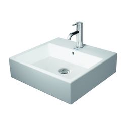 Duravit Vero Air Aufsatzbecken 500mm, Weiß Hochglanz, Rechteckig, mit HLB, mit Über... DURAVIT-2352500060 4053424188751 (Abb. 1)