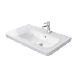 Duravit DuraStyle Waschtisch 480x800x170mm, WonderGliss, Weiß Hochglanz, Rechtecki... DURAVIT-23268000001 4021534894282 (Abb. 1)