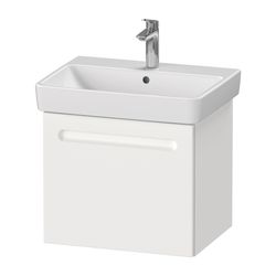 Duravit No.1 Waschtischunterbau wandhängend 426x540x478mm Mattweiß, Folie/Korp... DURAVIT-N14281018180000 4063382218681 (Abb. 1)