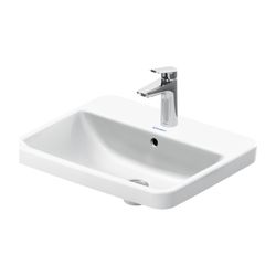 Duravit No.1 Einbauwaschtisch 435x550x175mm, Weiß Hochglanz, mit HLB/Überlauf, 1 H... DURAVIT-03555500272 4063382180322 (Abb. 1)