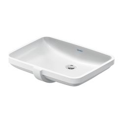 Duravit No.1 Einbauwaschtisch 400x550x160mm, Weiß Hochglanz, ohne HLB, mit Überlau... DURAVIT-03955500282 4063382182746 (Abb. 1)