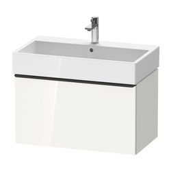 Duravit D-Neo Waschtischunterbau wandhäng. 442x784x440mm Weiß Hochglanz, Griff... DURAVIT-DE4273010220000 4067116154658 (Abb. 1)