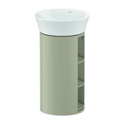 Duravit White Tulip Waschtischunterbau bodenstehend 410x410x750mm, Steingrau Hochg... DURAVIT-WT42390H2H2 4063382115249 (Abb. 1)
