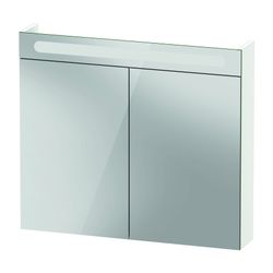 Duravit No.1 Spiegelschrank Wandmontage 148x800x700mm, Weiß, 2 Türen L/R, 2 Gl... DURAVIT-N17921000000000 4063382219756 (Abb. 1)