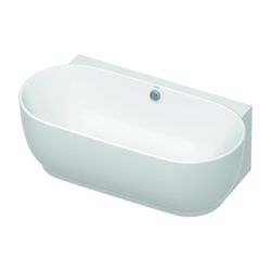 Duravit Luv Badewanne 610x950x1800mm, 252l, Mattweiß, Oval, Vorwand, 2 Rückens... DURAVIT-700433000000000 4053424180175 (Abb. 1)
