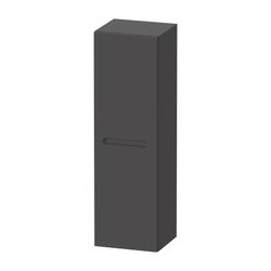Duravit No.1 Halbhochschrank, Folie 360x400x1320mm Graphit Matt, 1 Tür R, 4 Gl... DURAVIT-N11308R49490000 4063382218834 (Abb. 1)