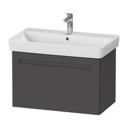 Duravit No.1 Waschtischunterbau wandhängend 426x740x478mm Graphit Matt, Folie/... DURAVIT-N14283049490000 4063382218773 (Abb. 1)