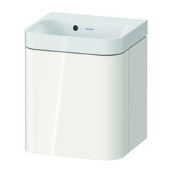 Duravit Happy D.2 Waschtisch-Set C-shaped wh Dekor, 360x400x480mm Weiß Hochgla... DURAVIT-HP4340N22220000 4063382214515 (Abb. 1)