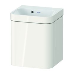 Duravit Happy D.2 Waschtisch-Set C-bonded wh Lack, 360x400x480mm Weiß Hochglan... DURAVIT-HP4634N22220000 4063382208743 (Abb. 1)