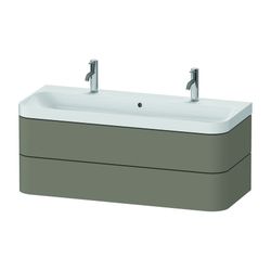 Duravit Happy D.2 Waschtisch-Set C-shaped wh Lack, 490x1175x480mm Steingrau Se... DURAVIT-HP4379O92920000 4063382215901 (Abb. 1)