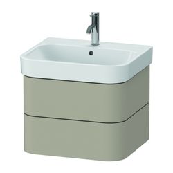 Duravit Happy D.2 Waschtischunterbau wandhäng. 490x575x415mm Taupe Seidenmatt,... DURAVIT-HP4385060600000 4063382186591 (Abb. 1)