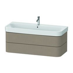 Duravit Happy D.2 Waschtischunterbau wandhäng. 490x1175x415mm Leinen Matt, Gri... DURAVIT-HP4389075750000 4063382187758 (Abb. 1)