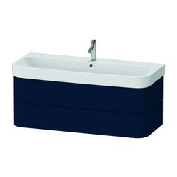 Duravit Happy D.2 Waschtischunterbau wandhäng. 490x1175x415mm Nachtblau Seiden... DURAVIT-HP4389098980000 4063382187833 (Abb. 1)