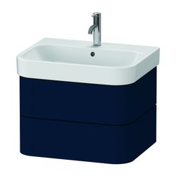 Duravit Happy D.2 Waschtischunterbau wandhäng. 490x625x415mm Nachtblau Seidenm... DURAVIT-HP4386098980000 4063382186935 (Abb. 1)