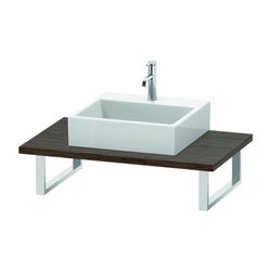 Duravit L-Cube Konsole variabel 550x800-2000x30mm, Nusb.dunkel Matt, ohne Konsolen... DURAVIT-LC106C02121 4053424925059 (Abb. 1)