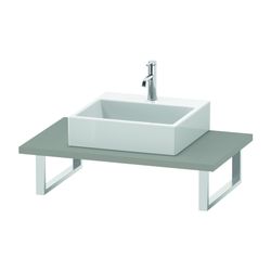 Duravit L-Cube Konsole variabel 550x800-2000x30mm, Betongrau Matt, ohne Konsolentr... DURAVIT-LC106C00707 4053424925028 (Abb. 1)