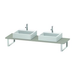 Duravit L-Cube Konsole variabel 480x800-2000x30mm, Compact Taupe Matt, ohne Konsol... DURAVIT-LC105C09191 4053424924298 (Abb. 1)