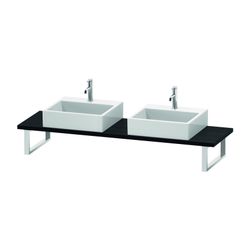 Duravit L-Cube Konsole variabel 480x800-2000x30mm, Compact Eiche Mattschwarz, ohne... DURAVIT-LC105C01616 4063382091802 (Abb. 1)