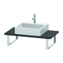 Duravit L-Cube Konsole variabel 480x800-2000x30mm, Compact Graphit Matt, ohne Kons... DURAVIT-LC104C04949 4053424923963 (Abb. 1)