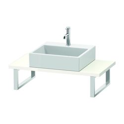 Duravit L-Cube Konsole variabel 480x800-2000x30mm, Compact Weiß HG, ohne Konsolent... DURAVIT-LC104C02222 4053424924021 (Abb. 1)