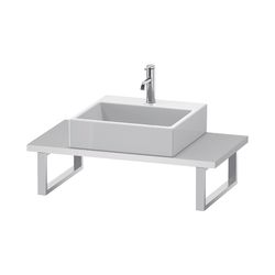 Duravit L-Cube Konsole variabel 480x800-2000x30mm, Compact Mattweiß, ohne Konsolen... DURAVIT-LC104C01818 4053424923925 (Abb. 1)