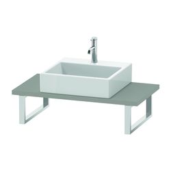 Duravit L-Cube Konsole variabel 480x800-2000x30mm, Compact Betongrau Matt, ohne Ko... DURAVIT-LC104C00707 4053424923901 (Abb. 1)