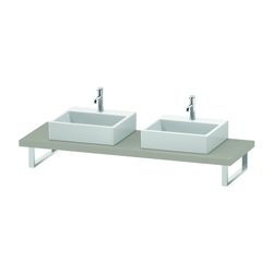 Duravit L-Cube Konsole variabel 550x800-2000x45mm, wandhäng., Taupe Matt, ohne Kon... DURAVIT-LC103C09191 4053424924854 (Abb. 1)