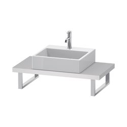 Duravit L-Cube Konsole variabel 480x800-2000x45mm, Compact Mattweiß, ohne Konsolen... DURAVIT-LC100C01818 4053424923369 (Abb. 1)