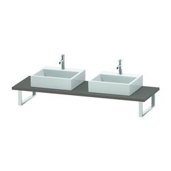 Duravit DuraStyle Konsole variabel 550x800-2000x30mm, wandhäng., Basalt Matt, ohne... DURAVIT-DS107C04343 4053424920931 (Abb. 1)