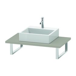 Duravit DuraStyle Konsole variabel 550x800-2000x30mm, wandhäng., Taupe Matt, ohne ... DURAVIT-DS106C09191 4053424920849 (Abb. 1)