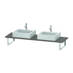 Duravit DuraStyle Konsole variabel 480x800-2000x30mm, wandhäng., Compact Basalt Ma... DURAVIT-DS105C04343 4053424920351 (Abb. 1)