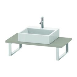 Duravit DuraStyle Konsole variabel 480x800-2000x30mm, wandhäng., Compact Taupe Mat... DURAVIT-DS104C09191 4053424920252 (Abb. 1)