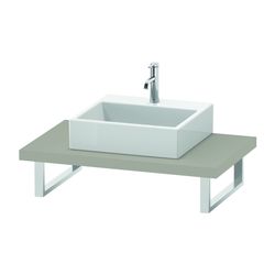 Duravit DuraStyle Konsole variabel 550x800-2000x45mm, wandhäng., Taupe Matt, ohne ... DURAVIT-DS102C09191 4053424920559 (Abb. 1)