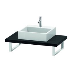 Duravit DuraStyle Konsole variabel 550x800-2000x45mm, wandhäng., Eiche Mattschwarz... DURAVIT-DS102C01616 4063382154828 (Abb. 1)