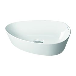 Duravit Cape Cod Aufsatzbecken 500mm, Weiß Hochglanz, DuraCeram, TriOval, ohne Über... DURAVIT-2339500000 4021534988875 (Abb. 1)