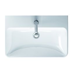 Duravit ME by Starck Waschtisch 400x600x180mm wandh. Weiß SM, Rechteckig, WonderGl... DURAVIT-23436032001 4053424893259 (Abb. 1)