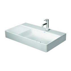 Duravit DuraSquare Waschtisch 470x800x145mm, WonderGliss, Weiß Hochglanz, Rechteck... DURAVIT-23498000791 4053424611723 (Abb. 1)