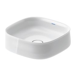 Duravit Zencha Aufsatzbecken 420mm, Weiß Hochglanz, WonderGliss, DuraCeram, Quadra... DURAVIT-23734200791 4063382132338 (Abb. 1)