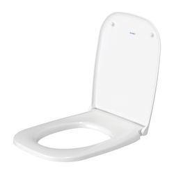Duravit D-Code WC-Sitz Rechteckig, Weiß Hochglanz 359x50x443mm, mit Absenkautomatik... DURAVIT-0067390099 4021534966293 (Abb. 1)