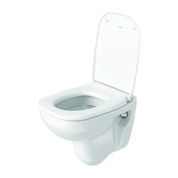 Duravit D-Code WC-Sitz Rechteckig, Weiß Hochglanz 359x50x443mm, mit Absenkautomatik... DURAVIT-0067390099 4021534966293 (Abb. 1)