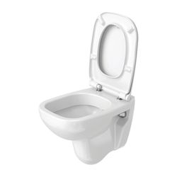 Duravit D-Code WC-Sitz Rechteckig, Weiß Hochglanz 359x50x443mm, mit Absenkautomatik... DURAVIT-0067390099 4021534966293 (Abb. 1)