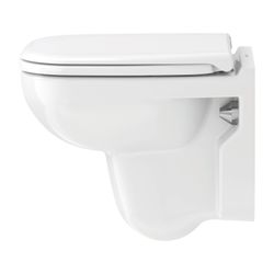 Duravit D-Code WC-Sitz Rechteckig, Weiß Hochglanz 359x50x443mm, mit Absenkautomatik... DURAVIT-0067390099 4021534966293 (Abb. 1)